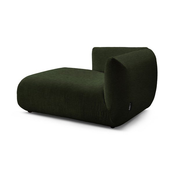 Zielony sztruksowy moduł sofy (lewostronny) Lecomte – Bobochic Paris-image-3