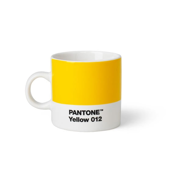 Jasnożółty kubek Pantone Espresso, 120 ml