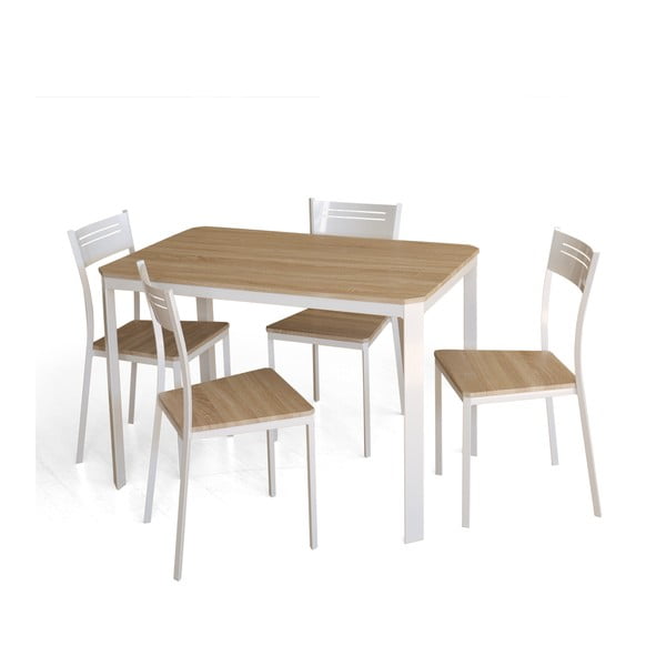 Stół i 4 krzesła Dress