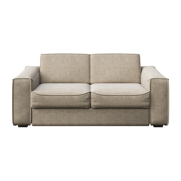 Kremowa rozkładana sofa 2-osobowa MESONICA Munro
