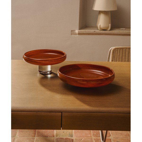 Szklana miska dekoracyjna ø 34 cm Denuo – Kave Home-image-1