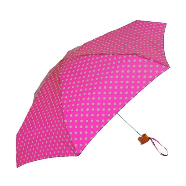 Różowa parasolka Ambiance Bright Polka Dots Pink