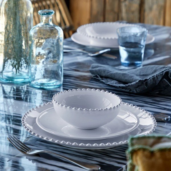 Biały kamionkowy talerz ø 34 cm Pearl – Costa Nova-image-3