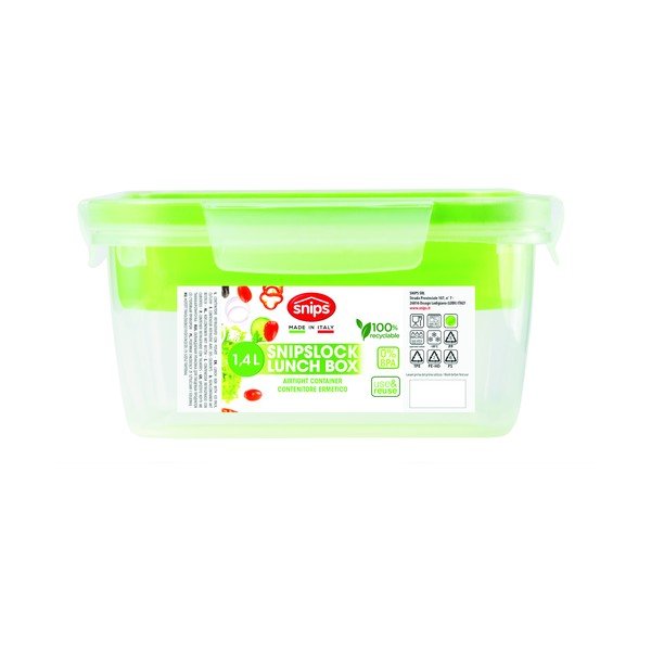 Zielony pojemnik na obiad Snips, 1,4 l-image-4