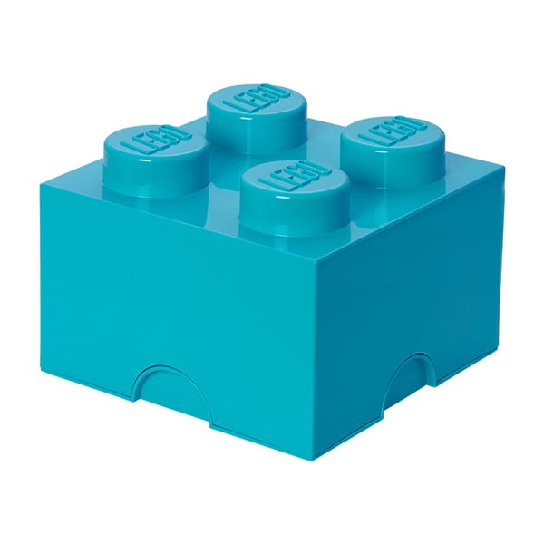 Błękitny kwadratowy pojemnik LEGO®