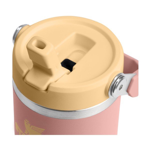 Brzoskwiniowy termos ze stali nierdzewnej 410 ml IceFlow™ Flip Straw 2.0 Tumbler Peach Rose – Stanley-image-2