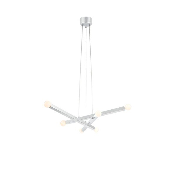 Metalowa lampa wisząca w kolorze srebra Stack – Markslöjd