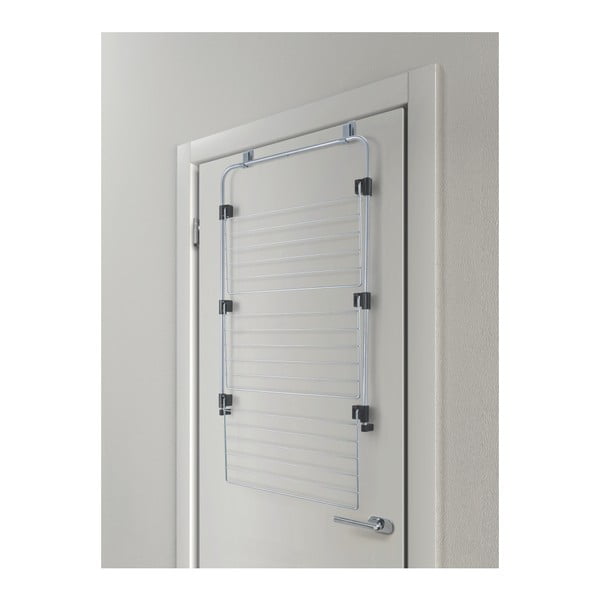 Wisząca suszarka na pranie w kolorze srebra 11 m Gale – Metaltex-image-3