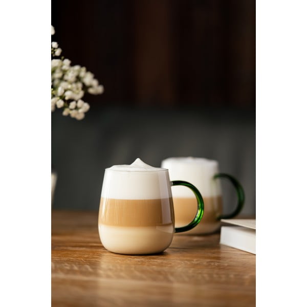 Kubki do cappuccino zestaw 2 szt. 400 ml Bolla – Vialli Design-image-2