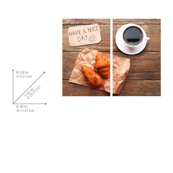 Płyty ochronne na kuchenkę ze szkła hartowanego zestaw 2 szt.  52x30 cm Nice Day – Allstar-image-2