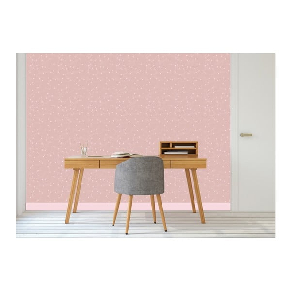 Różowa tapeta do pokoju dziecięcego Art For Kids Constellation, 48x1000 cm-image-4