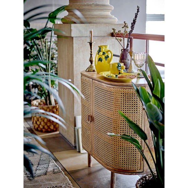 Brązowy kamionkowy ręcznie wykonany wazon Reina – Bloomingville-image-3