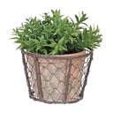 Koszyk druciany z terakotową doniczką Esschert Design