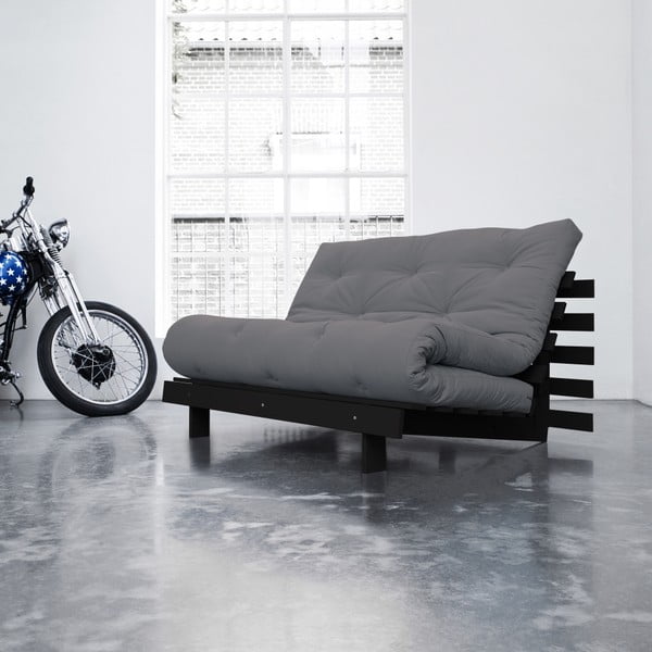 Sofa rozkładana Karup Roots Wenge/Gris-image-3