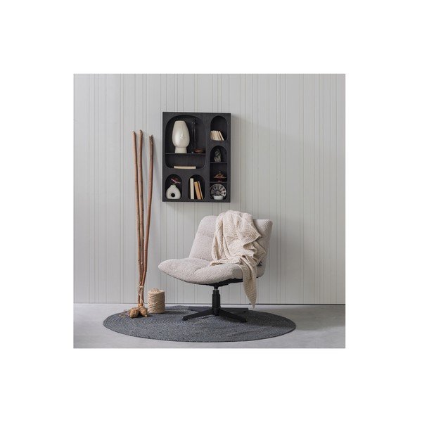 Szary okrągły dywan z juty ø 150 cm Ross – WOOOD-image-1