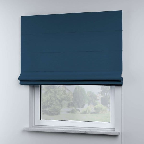 Niebieska roleta rzymska 170x160 cm Cotton Story – Yellow Tipi-image-1