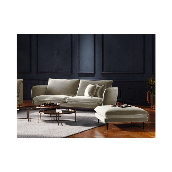 Beżowa sofa Cosmopolitan Design Vienna, 160 cm-image-1