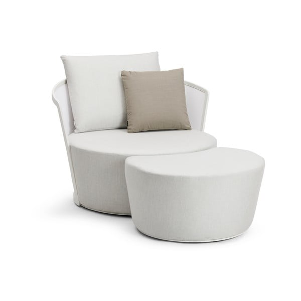 Kremowy fotel ogrodowy Cielo – Diphano-image-1