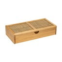 Bambusowy organizer łazienkowy Wenko Allegre, 28x6 cm