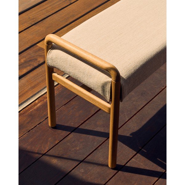 Kremowo-naturalna ławka Macaret – Kave Home-image-3