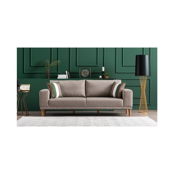 Kremowa sofa 3-osobowa Franz-image-4