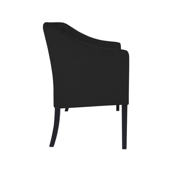 Czarna sofa 2-osobowa Micadoni Home Mauricio-image-2