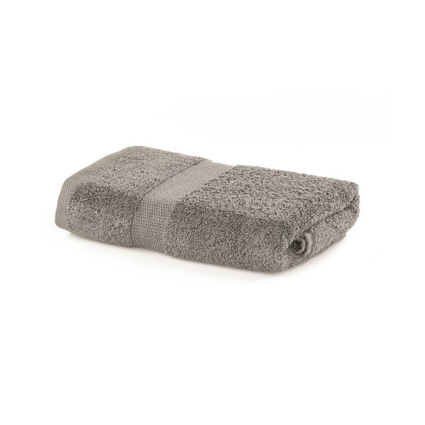 Szary/brązowy bawełniany ręcznik 50x100 cm Marina – DecoKing