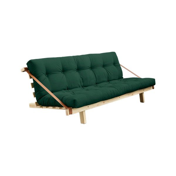 Sofa rozkładana Karup Design Jump Natural Clear/Dark Green-image-4