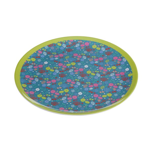 Kolorowy talerz w kwiaty Premier Housewares Mimo, ⌀ 25 cm