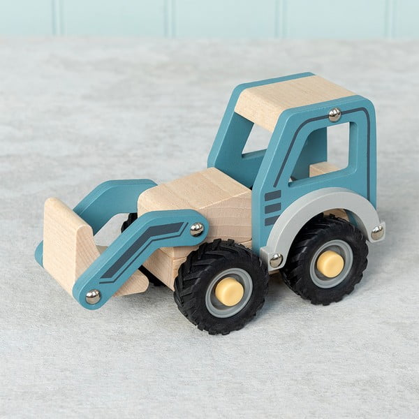 Drewniany traktor Digger Truck – Rex London-image-1