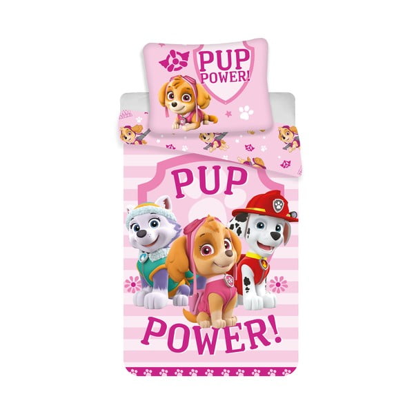 Bawełniana dziecięca pościel jednoosobowa 140x200 cm Paw Patrol – Jerry Fabrics