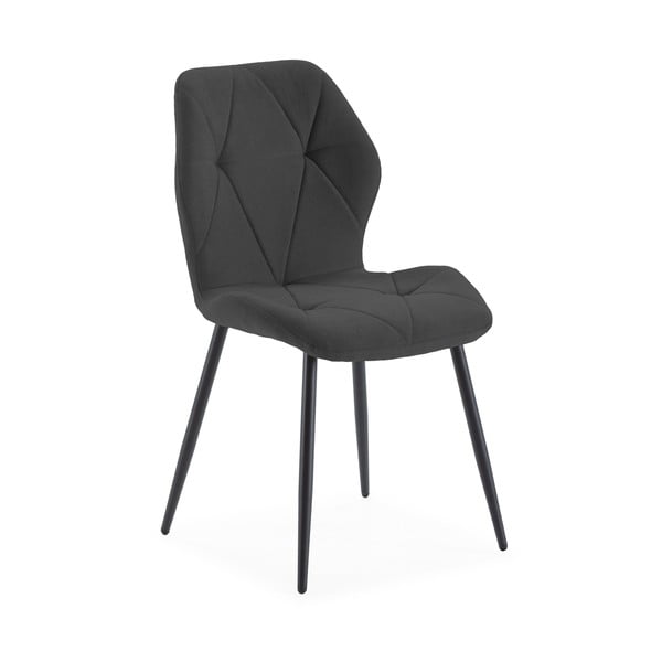 Czarne krzesła zestaw 4 szt. Luna – Marckeric
