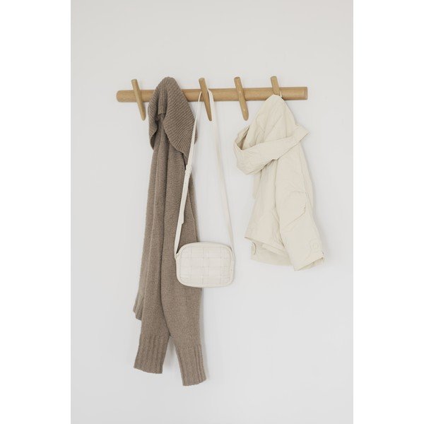 Naturalny wieszak ścienny z litego drewna dębowego Hillmond – Rowico-image-4