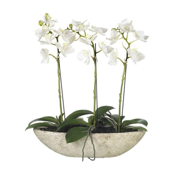 Sztuczne orchidee w doniczce