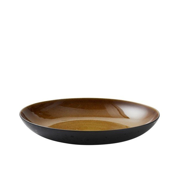 Czarna/w bursztynowym kolorze kamionkowa misa ø 40 cm Gastro Black/Amber – Bitz-image-2