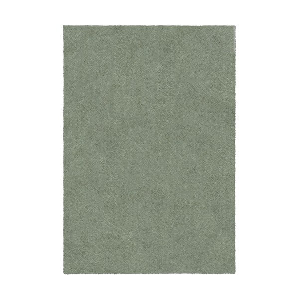 Zielony dywan z włókien z recyklingu odpowiedni do prania 120x170 cm Fluffy – Flair Rugs