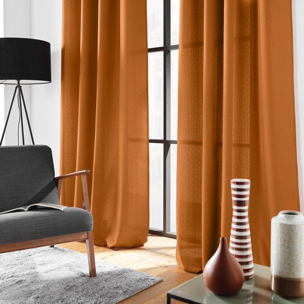 Brązowa zasłona 140x280 cm Soline – douceur d'intérieur-image-1