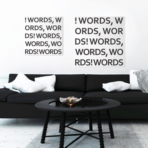 Magnetyczna tablica dESIGNoBJECT.it Words, 50 x 50 cm -image-4
