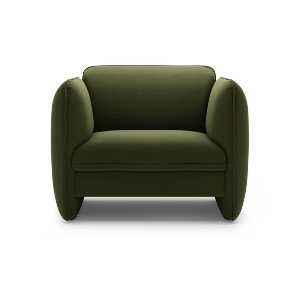 Zielony aksamitny fotel Georgia – Micadoni -image-2