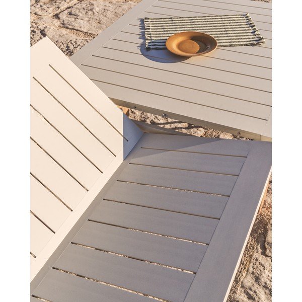 Metalowy stół ogrodowy 100x233 cm Livorno – Kave Home-image-3