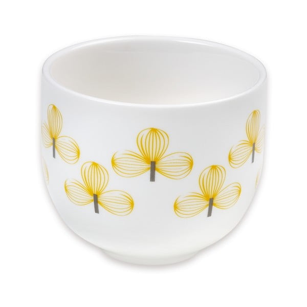 Kubek porcelanowy z żółtymi kwiatkami Mr & Mrs Clynk Coffee