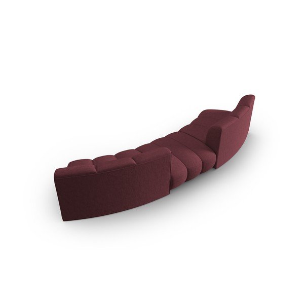 Bordowa sofa 367 cm Lupine – Micadoni Home-image-3
