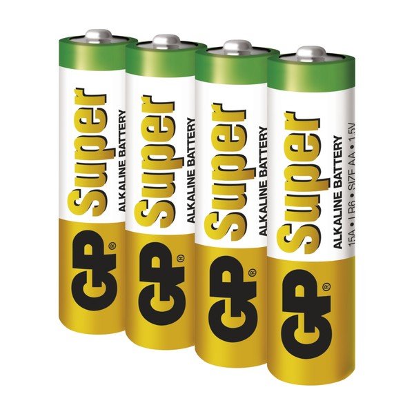Zestaw 4 baterii alkalicznych EMOS GP Super AA-image-2