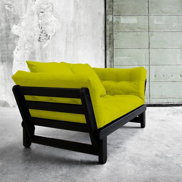 Sofa rozkładana Karup Beat Black/Pistacie-image-1
