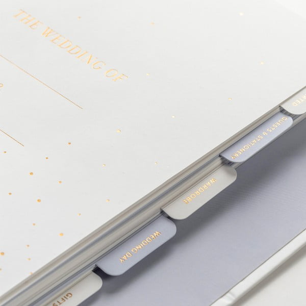 Biały planer ślubny z kieszeniami Busy B-image-1