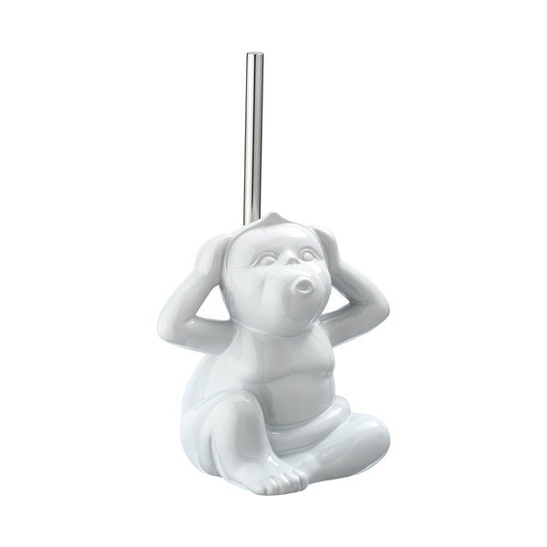 Ceramiczna szczotka do WC Wenko Monkey Silent-image-1