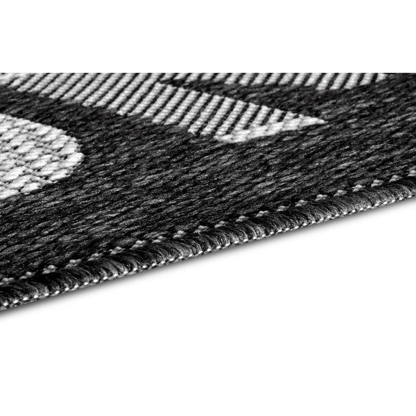 Antracytowa wycieraczka Hanse Home Weave Smiley Welcome, 50x80 cm-image-3