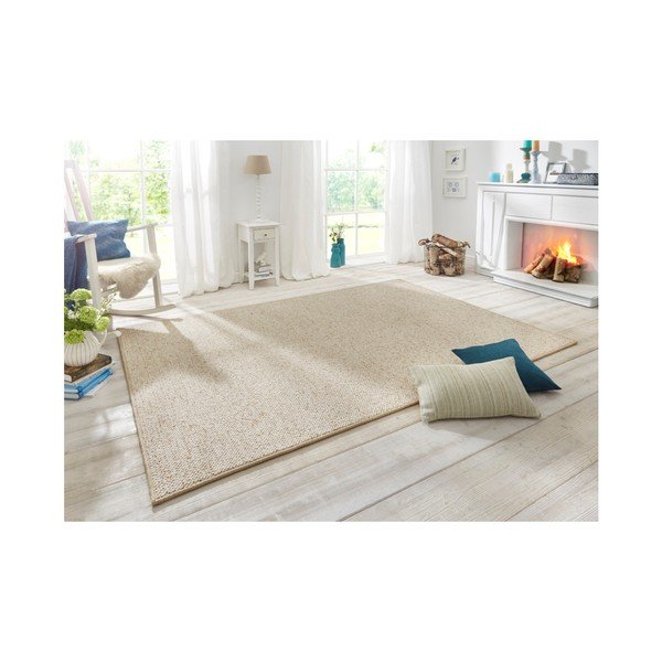 Kremowy dywan BT Carpet Wolly, 60x90 cm-image-1
