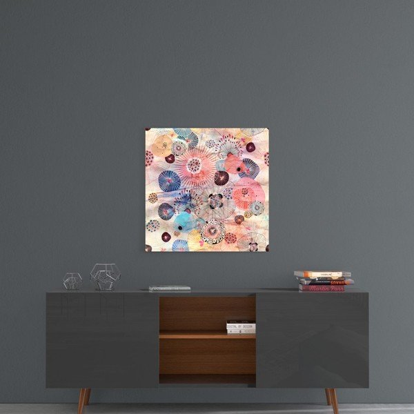 Szklany obraz Insigne Alternative Flowers, 40x40 cm-image-1