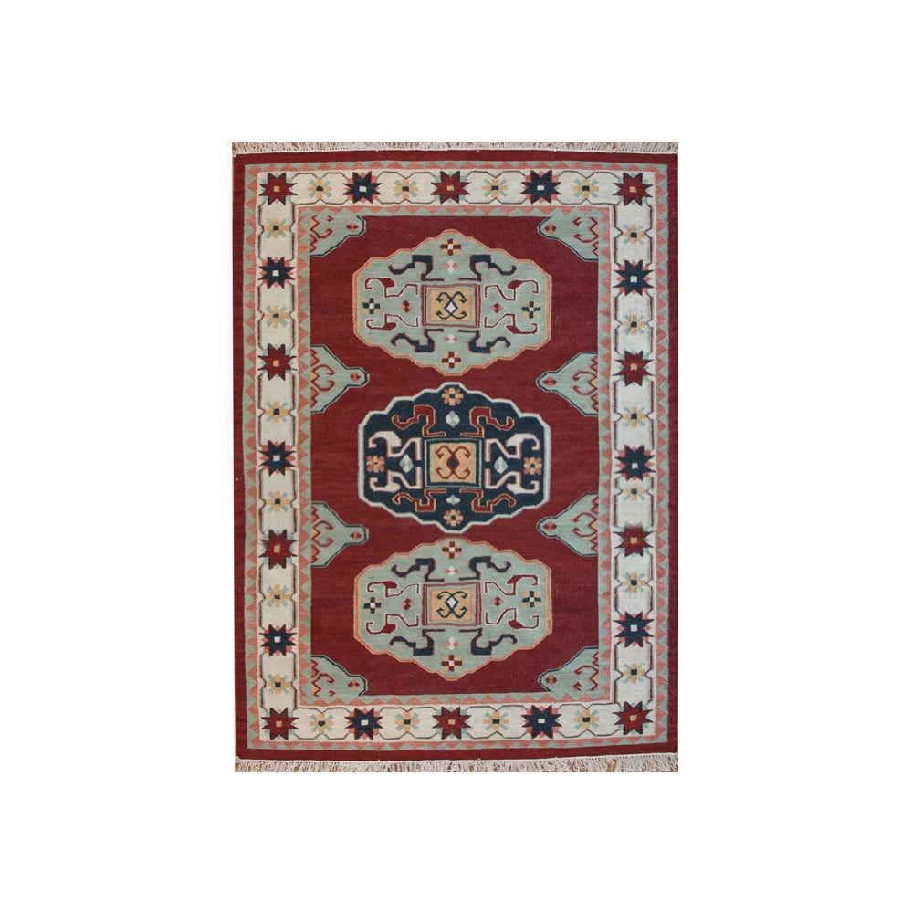 Wełniany dywan Kosak Red, 160x230 cm